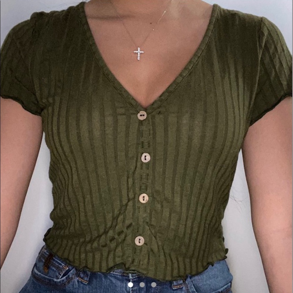 Army Green Top